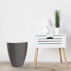 Banqueta Moly  Cinza Mushroom