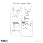 Banqueta Monaco - Azul Marinho