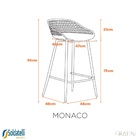 Banqueta Monaco - Azul Marinho