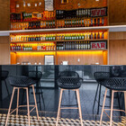 Banqueta Monaco Média - Preto