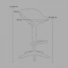 Banqueta Natal Branca Mk-962 - Makkon