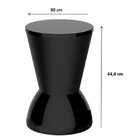 Banqueta Nick  Cinza Mushroom