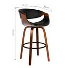 Banqueta Nicole Iii Preta