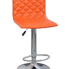 Banqueta Nina Matelassê Base Disco - Laranja