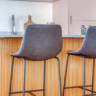 Banqueta Oxford - Cinza Vintage