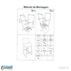 Banqueta Oxford - Conhaque