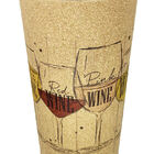 Banqueta Para Assento Rolha De Vinho Wine - Casa Jd Móveis