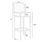 Banqueta Para Balcão De Cozinha Marrom