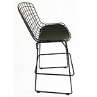 Banqueta Para Bancada Alta Bertóia Preta Altura 80cm - Poltro