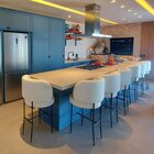 Banqueta Para Cozinha 107cm Zurique Dark Sage/taupe