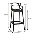 Banqueta Para Cozinha Allegra Solna Bege