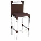 Banqueta Para Cozinha Alta Em Mdf Verona Marrom