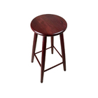 Banqueta Para Cozinha Clássica Em Madeira Maciça 70cm - Roxin