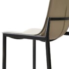 Banqueta Para Cozinha Em Courino E Base Aço Eulália Fendi/gra