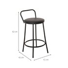 Banqueta Para Cozinha File 47cm Preto