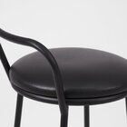 Banqueta Para Cozinha File 47cm Preto