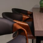 Banqueta Para Cozinha Giratória Base Disco Com Apoio Nicole P