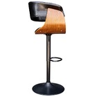 Banqueta Para Cozinha Giratória Brenna Base Disco Preto Pu Si