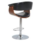 Banqueta Para Cozinha Giratória Brenna Base Disco Pu Sintétic