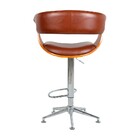 Banqueta Para Cozinha Giratória Brenna Base Estrela Pu Sintét