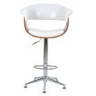 Banqueta Para Cozinha Giratória Brenna Base Estrela Pu Sintét