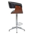 Banqueta Para Cozinha Giratória Brenna Base Estrela Pu Sintét