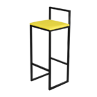 Banqueta Para Cozinha Premium Craqueada Amarelo