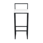 Banqueta Para Cozinha Premium Craqueada Branco