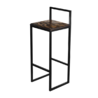 Banqueta Para Cozinha Premium Craqueada Imbuia