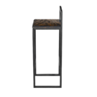 Banqueta Para Cozinha Premium Craqueada Imbuia