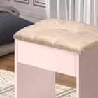 Banqueta Para Penteadeira Camarim Rose