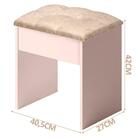 Banqueta Para Penteadeira Camarim Rose