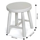 Banqueta Para Quarto Infantil Espanha Branco