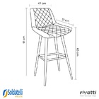 Banqueta Petrópolis Baixa Rivatti Revestimento Em Poliuretano