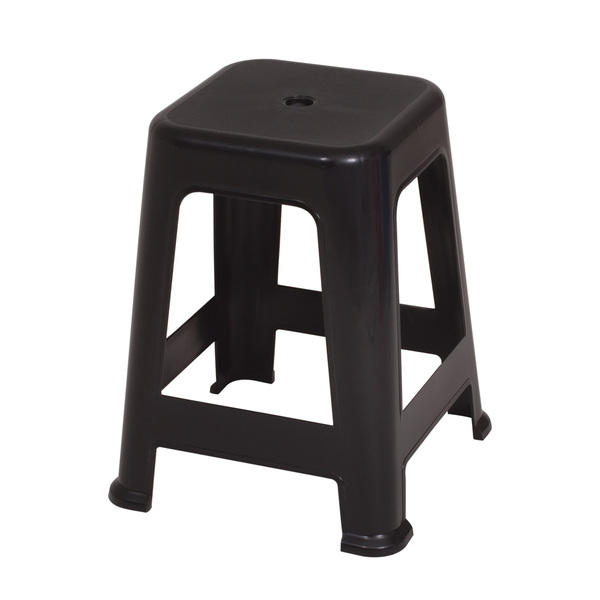 Banqueta Plástica Bela Vista Preta Mor