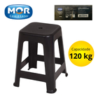 Banqueta Plástica Bela Vista Suporta Até 120 Kg Mor 02 Und -