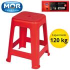 Banqueta Plástica Bela Vista Suporta Até 120 Kg Mor 02 Und -
