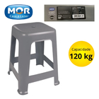 Banqueta Plástica Bela Vista Suporta Até 120 Kg Mor 02 Und -
