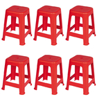 Banqueta Plástica Bela Vista Suporta Até 120 Kg Mor 06 Und -