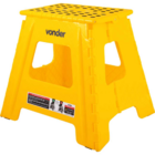 Banqueta Plástica Dobrável 360 Mm Amarela Vonder