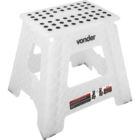 Banqueta Plástica Dobrável 360 Mm Transparente Vonder