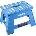 Banqueta Plástica Dobrável Azul 220mm Vonder