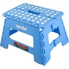 Banqueta Plástica Dobrável Azul 220mm Vonder
