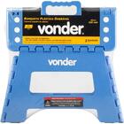 Banqueta Plástica Dobrável Azul 220mm Vonder