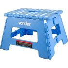Banqueta Plástica Dobrável Azul 220mm Vonder