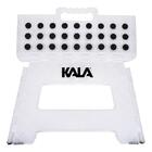 Banqueta Plástica Dobrável Branca 22cm Kala