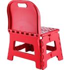 Banqueta Plástica Dobrável Vermelha Altura 220mm Vonder