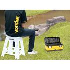 Banqueta Plástica Dobrável Vonder 450mm 150kg Com Alça