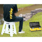 Banqueta Plástica Dobrável Vonder 450mm 150kg Com Alça