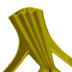 Banqueta Plástica Reforçada Capacidade 120 Kg Amarela - Gibaf